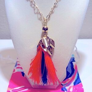 Vibrant Lilly Pulitzer Quill Out Necklace NWT